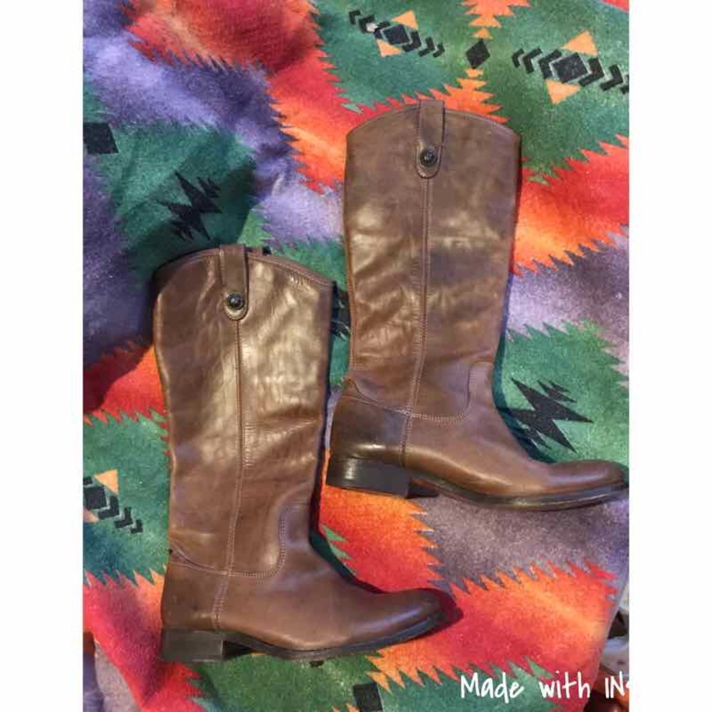 Frye Melissa Button Riding Boots - Picture 3 of 8